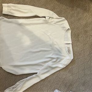 Cream Long Sleeve Blouse